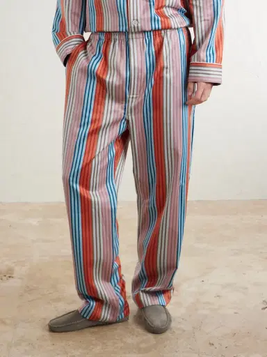 Derek Rose Wellington 61 Striped Cotton Pyjama Set - Men | Thumbnail 3 Derek Rose Wellington 61 Striped Cotton Pyjama Set - Men | Thumbnail 3