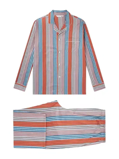 Derek Rose Wellington 61 Striped Cotton Pyjama Set - Men | Thumbnail 1 Derek Rose Wellington 61 Striped Cotton Pyjama Set - Men | Thumbnail 1