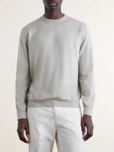 Boglioli Cotton-Jersey Sweater - Men | Thumbnail 3