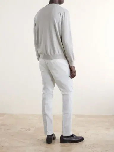 Boglioli Cotton-Jersey Sweater - Men | Thumbnail 4