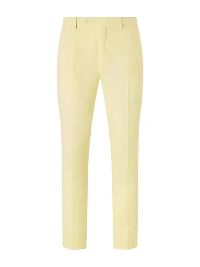 Straight-Leg Linen Suit Trousers - Men