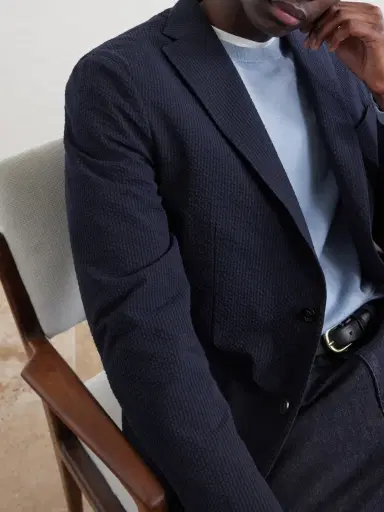 Boglioli Cotton-Seersucker Blazer - Men | Thumbnail 5 Boglioli Cotton-Seersucker Blazer - Men | Thumbnail 5