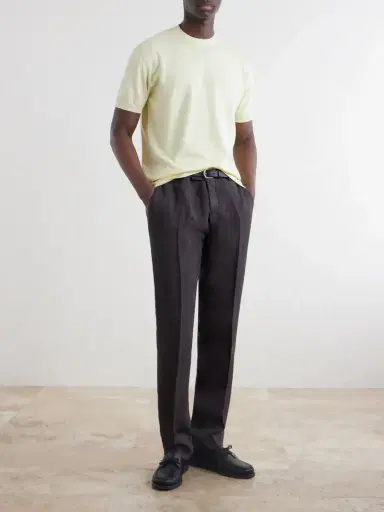 Boglioli Garment-Dyed Cotton-Jersey T-Shirt - Men | Thumbnail 2