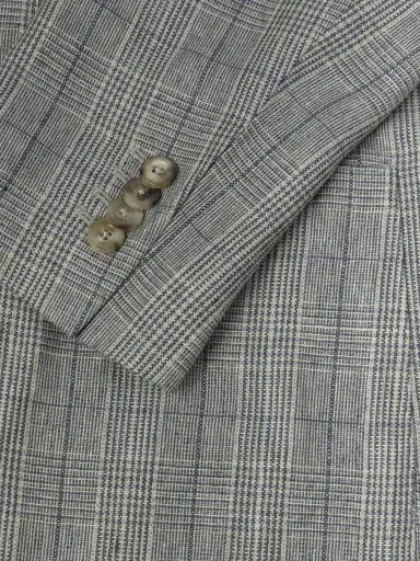 Boglioli Prince of Wales Checked Silk Blazer - Men | Thumbnail 6