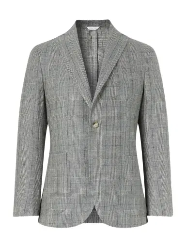 Boglioli Prince of Wales Checked Silk Blazer - Men | Thumbnail 1