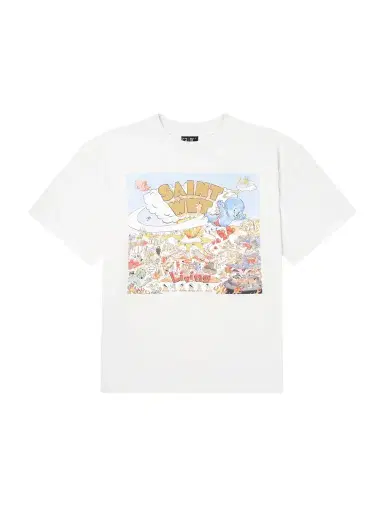SAINT Mxxxxxx Saint Wet Printed Cotton-Jersey T-Shirt - Men | Thumbnail 1