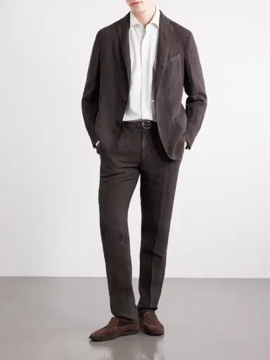 Boglioli Linen Suit Jacket - Men | Thumbnail 2