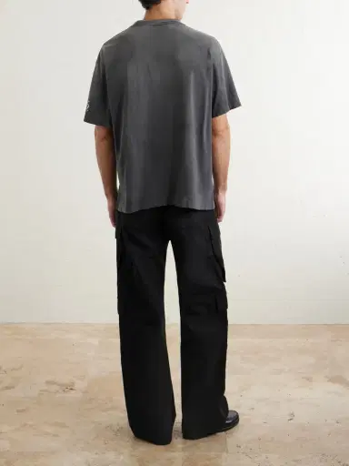 SAINT Mxxxxxx Logo-Print Paint-Splattered Cotton-Jersey T-Shirt - Men | Thumbnail 4 SAINT Mxxxxxx Logo-Print Paint-Splattered Cotton-Jersey T-Shirt - Men | Thumbnail 4