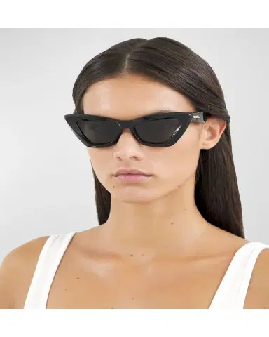 Bottega Veneta Dramatic Acetate Cat-Eye Sunglasses | Thumbnail 4