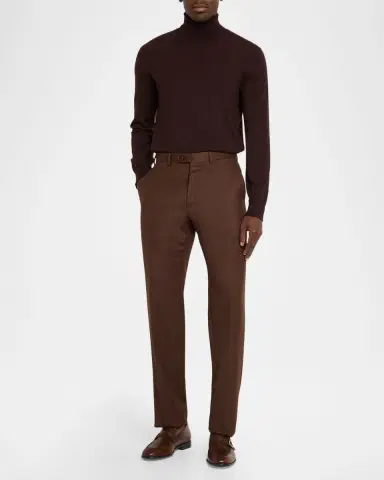 Ferragamo Men's Terence Calfskin Gancini Saddle-Strap Loafers | Thumbnail 3 Ferragamo Men's Terence Calfskin Gancini Saddle-Strap Loafers | Thumbnail 3
