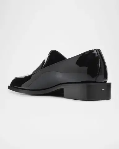 Giuseppe Zanotti Men's GZ-Lucky Patent Leather Square-Toe Loafers | Thumbnail 2 Giuseppe Zanotti Men's GZ-Lucky Patent Leather Square-Toe Loafers | Thumbnail 2