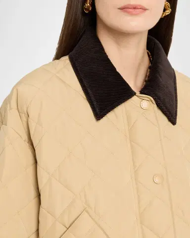 Weekend Max Mara Quilted Corduroy-Collar Jacket | Thumbnail 5 Weekend Max Mara Quilted Corduroy-Collar Jacket | Thumbnail 5