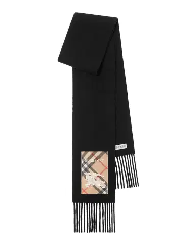 Burberry Check Label Cashmere Scarf | Thumbnail 3