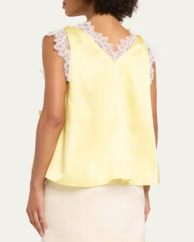 3.1 Phillip Lim Sleeveless Satin V-Neck Top | Thumbnail 3