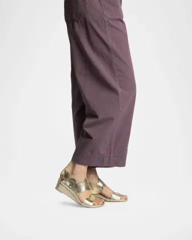 PEDRO GARCIA 40mm Wamil Dotty Metallic Leather Wedge Sandals | Thumbnail 2 PEDRO GARCIA 40mm Wamil Dotty Metallic Leather Wedge Sandals | Thumbnail 2