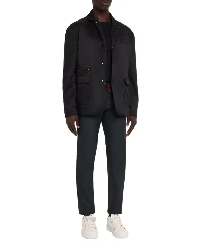 Men 's Wool Full-Zip Shirt Jacket