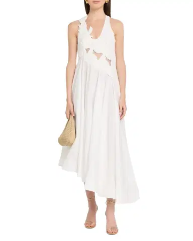 Zimmermann Luna Appliqué Midi Dress | Thumbnail 1