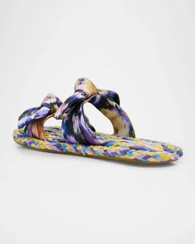 Zimmermann Carousel Raffia Slide Sandals | Thumbnail 4 Zimmermann Carousel Raffia Slide Sandals | Thumbnail 4