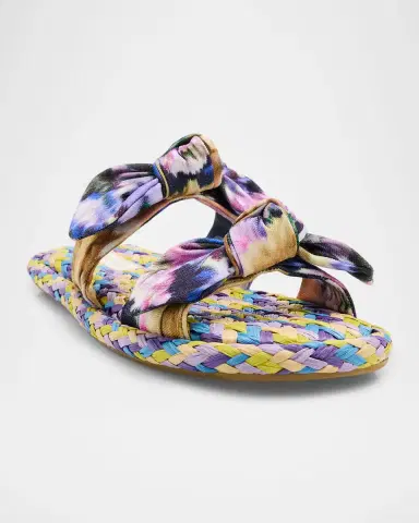 Zimmermann Carousel Raffia Slide Sandals | Thumbnail 6 Zimmermann Carousel Raffia Slide Sandals | Thumbnail 6