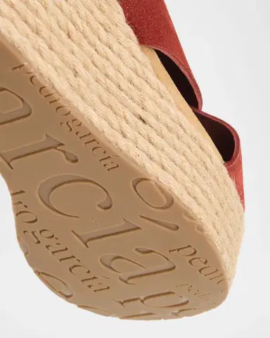Pedro Garcia 85mm Donvina Suede Crisscross Wedge Espadrilles | Thumbnail 4 Pedro Garcia 85mm Donvina Suede Crisscross Wedge Espadrilles | Thumbnail 4