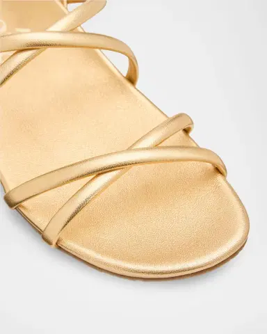 PEDRO GARCIA Biddy Laminated Leather Strappy Crisscross Sandals | Thumbnail 5 PEDRO GARCIA Biddy Laminated Leather Strappy Crisscross Sandals | Thumbnail 5