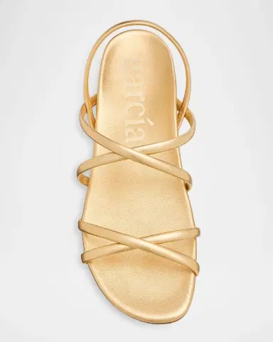 PEDRO GARCIA Biddy Laminated Leather Strappy Crisscross Sandals | Thumbnail 6 PEDRO GARCIA Biddy Laminated Leather Strappy Crisscross Sandals | Thumbnail 6