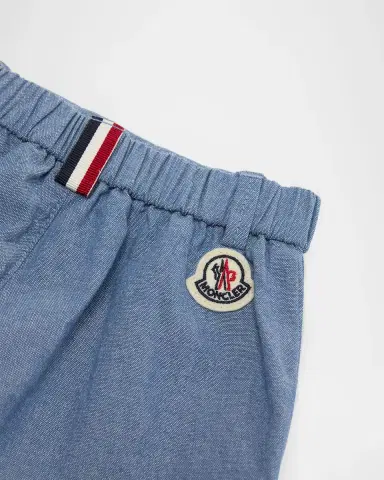 Moncler Boy's Cotton Shorts, Size 6M- | Thumbnail 3 Moncler Boy's Cotton Shorts, Size 6M- | Thumbnail 3