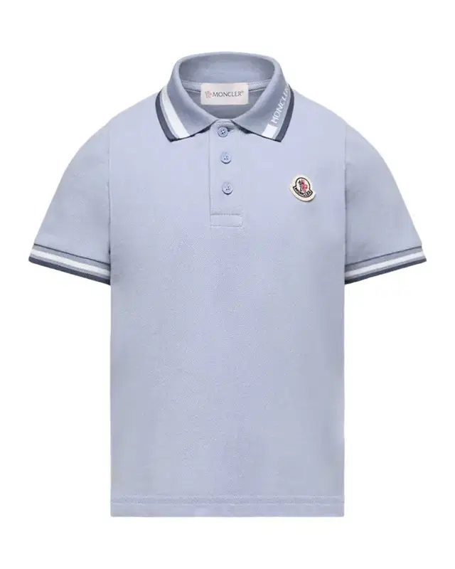 Moncler Boy 's Stretch Cotton Pique Polo Shirt, Size 8-10