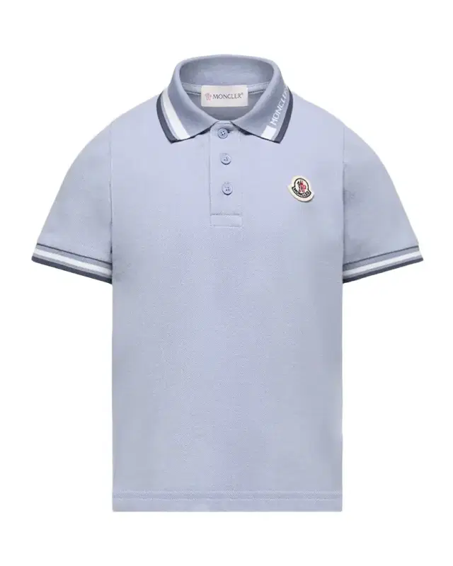 Moncler Boy 's Stretch Cotton Pique Polo Shirt, Size 12-14