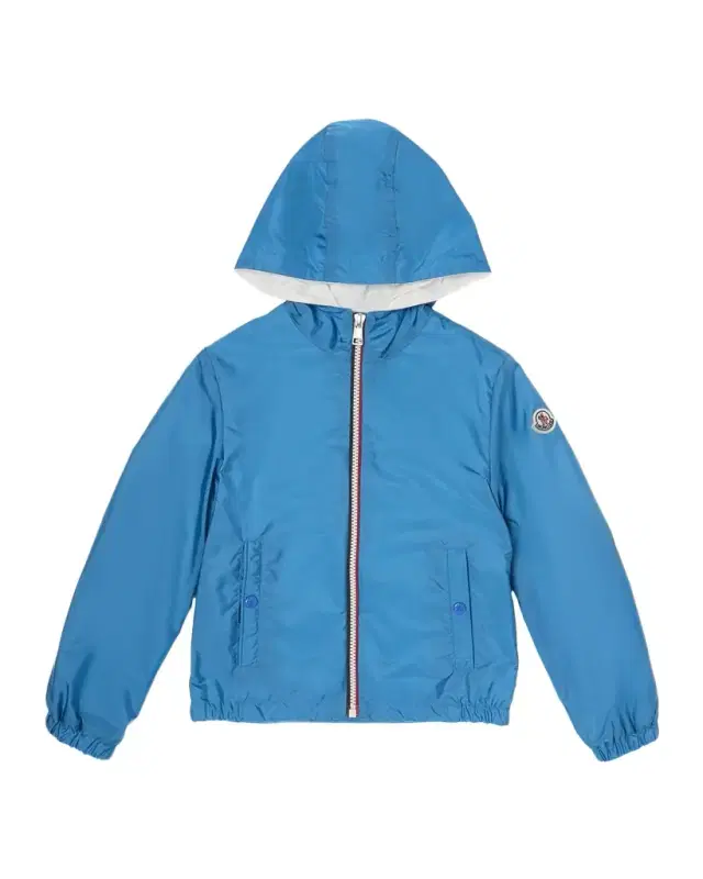 Moncler Boy 's New Urville Hooded Rain Jacket, Size 8-