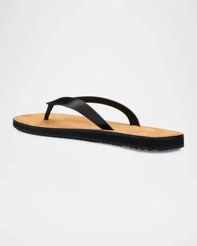 The Row City Leather Flat Thong Sandals | Thumbnail 3