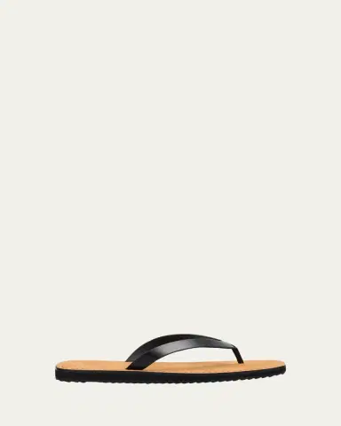 The Row City Leather Flat Thong Sandals | Thumbnail 6