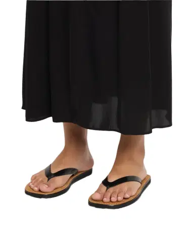 The Row City Leather Flat Thong Sandals | Thumbnail 1