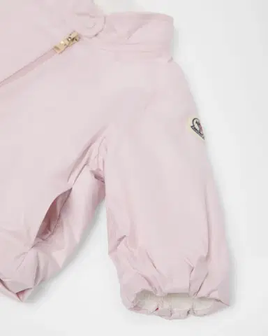 Moncler Girl's Luce Zip-Front Bomber Jacket | Thumbnail 3 Moncler Girl's Luce Zip-Front Bomber Jacket | Thumbnail 3