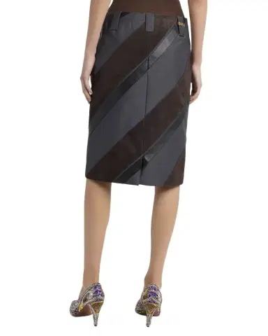 Versace Paneled Midi Skirt | Thumbnail 1