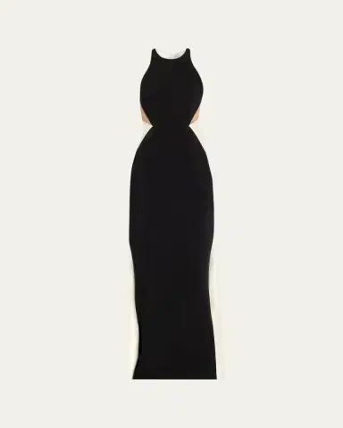 Stella McCartney Colorblock Body-Con Maxi-Dress | Thumbnail 5 Stella McCartney Colorblock Body-Con Maxi-Dress | Thumbnail 5