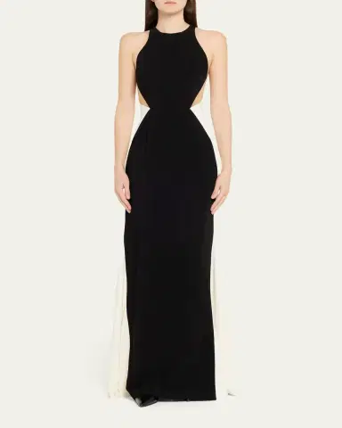 Stella McCartney Colorblock Body-Con Maxi-Dress | Thumbnail 6 Stella McCartney Colorblock Body-Con Maxi-Dress | Thumbnail 6