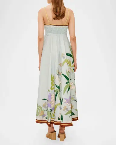 ALÉMAIS Alfie Linen Midi Dress | Thumbnail 3 ALÉMAIS Alfie Linen Midi Dress | Thumbnail 3