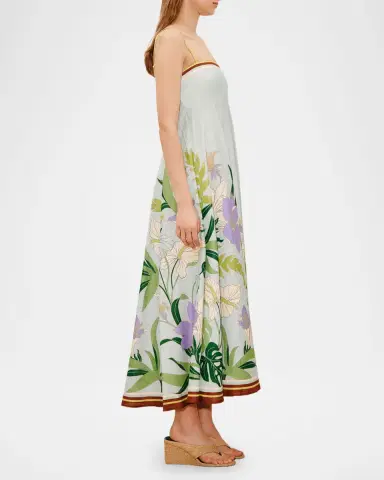 ALÉMAIS Alfie Linen Midi Dress | Thumbnail 4 ALÉMAIS Alfie Linen Midi Dress | Thumbnail 4