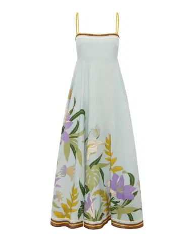 ALÉMAIS Alfie Linen Midi Dress | Thumbnail 1 ALÉMAIS Alfie Linen Midi Dress | Thumbnail 1