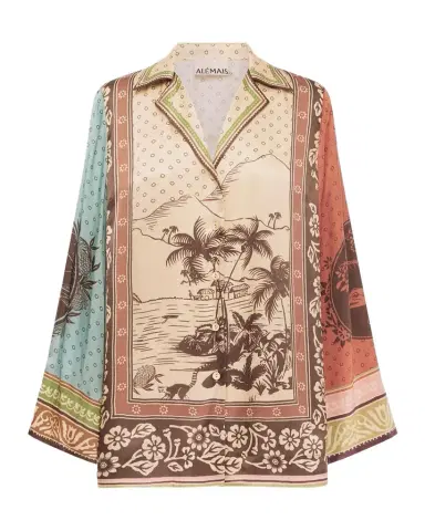ALÉMAIS Alberta Silk Shirt | Thumbnail 1 ALÉMAIS Alberta Silk Shirt | Thumbnail 1