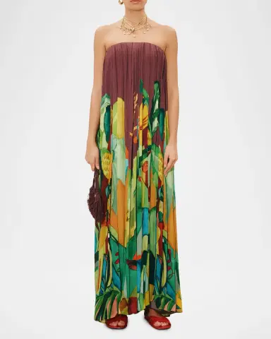 ALÉMAIS Mokshini Silk Gown | Thumbnail 2