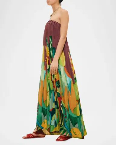 ALÉMAIS Mokshini Silk Gown | Thumbnail 4