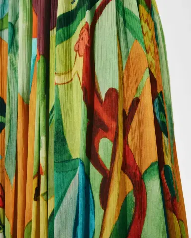 ALÉMAIS Mokshini Silk Gown | Thumbnail 5