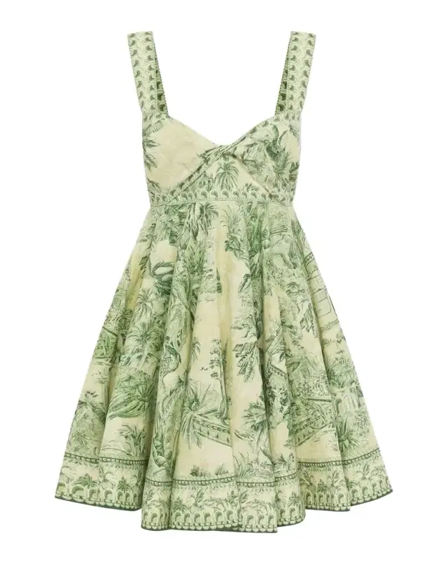 ALÉMAIS Sara Mini Twist Sundress