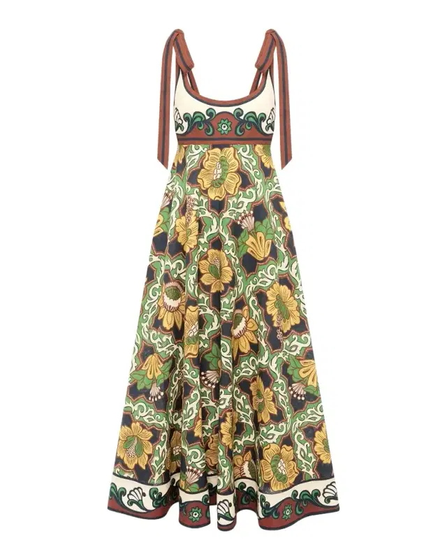 ALÉMAIS Liana Ballet Midi Sun Dress