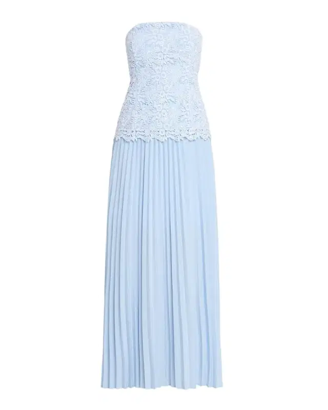 Generation Love Cody Pleated Lace Strapless Dress