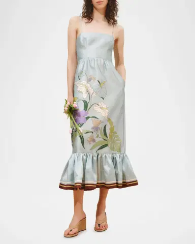 ALÉMAIS Alfie Midi Dress | Thumbnail 2 ALÉMAIS Alfie Midi Dress | Thumbnail 2