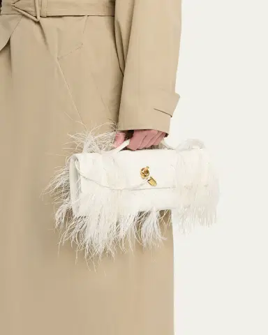 Bottega Veneta Andiamo Feather Leather Clutch Bag | Thumbnail 2 Bottega Veneta Andiamo Feather Leather Clutch Bag | Thumbnail 2