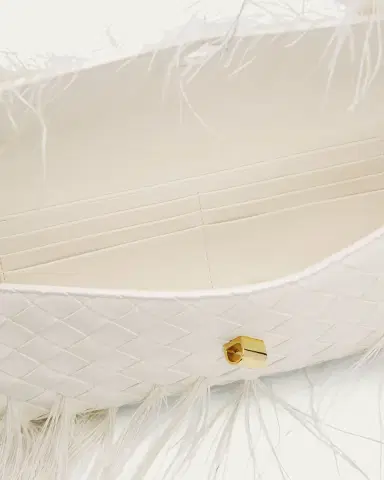 Bottega Veneta Andiamo Feather Leather Clutch Bag | Thumbnail 4 Bottega Veneta Andiamo Feather Leather Clutch Bag | Thumbnail 4